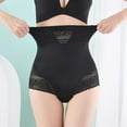 thumbnail image 2 of Elainilye Fashion Women's Shapewear Bodysuits Butt Lifting Panties Lace High-Waist Buttocks Body Shaper Underwear,Black, 2 of 8