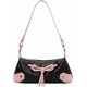 thumbnail image 1 of Small Shoulder Bag Y2k Purse For Women Coquette Bow Tie Clutch Bags Pu Leather Hobo Handbag Chic Y2k Underarm Bag, 1 of 4