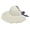 Beige, variant on Sun Visors Hat Women Visors Hat Women Hat Bows Hat Wide Brim Knit SunHat With Ponytail Hole