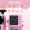thumbnail image 4 of KFFKFF KFFKFF Heat Press, 12x10 inch Dual-Function, Swivel 360° T-Shirt & Hat Press, Digital Control, for T-Shirts, Pillows, Hats, Caps, Pink, 4 of 9