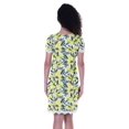 thumbnail image 5 of Moomaya Printed Nightwear Dress For WomenS Short Sleeve V-Neck Sleepwear Nightgown Dress, 5 of 5
