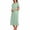 Green, variant on Ytndtr Hospital Gowns for Women Short Sleeve Nightgowns Open Back Snap Tear Away Surgery Adaptive Clothing