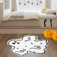 thumbnail image 6 of PALIFEUR Halloween Door Mat, 17"x30" Dirt Trapping Door Mat Indoor Entrance, Washable Non-Slip Front Door Mat Outside Entrance, Halloween Ghost Shape Doormat for Holiday Party Decorations, 6 of 6