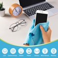 thumbnail image 3 of Microfiber Glass Cleaning Cloth, 8PK, Premium Microfiber Glass and Window Cleaner, Lint Free Magic Cleaning Cloths for Glass, Windows, Windshields, Mirrors, Stainless Steel, 12"x12", 3 of 4
