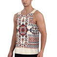 thumbnail image 2 of Salouo Fashion Tatreez1 for Men's Tank Tops,Sleeveless Muscle Shirts for Men Quick Dry Workout Tank Top Gym Muscle Tee Fitness Bodybuilding Sleeveless T Shirt-Large, 2 of 7