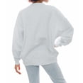 thumbnail image 2 of Women's Gameday Couture Gray Texas Longhorns Basketball Premium Fleece Drop Pullover Sweatshirt, 2 of 2