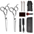 thumbnail image 1 of Ensemble de 10 Pcs de Cisailles de Barbier Cisailles Professionnelles pour la Coupe de Cheveux Kit de Coupe de Cheveux pour Femmes, 1 of 10