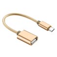 thumbnail image 2 of 2x Adaptador a USB Cable Conector de Sincronización de Datos OTG Hugo Cable de datos de host USB C OTG, 2 of 10