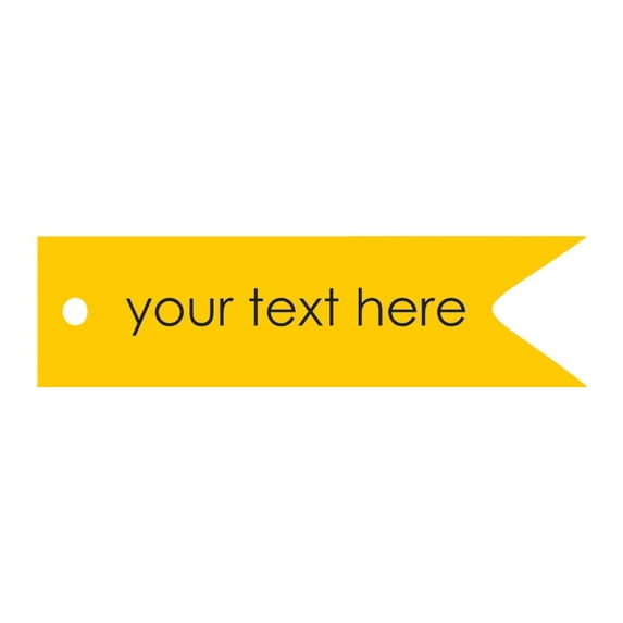 100 PCS Custom Made Your Text Here Hang Tags Personalized Wedding Favor Gift Paper Tags