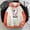 Orange, variant on Lightweight Sweatshirts Women Cropped Hoodies Cow Graphic Crew Neck Tops 2023 Fall Casual Loose Long Sleeve Pullover