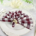 Efavormart 5 Pack | 15"x15" | Buffalo Plaid Napkins | Checkered Gingham ...