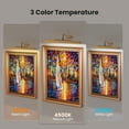 thumbnail image 3 of Luz para cuadros Craftersmark, 3 unidades, color latón, 40,5 cm, recargable, 3 of 9