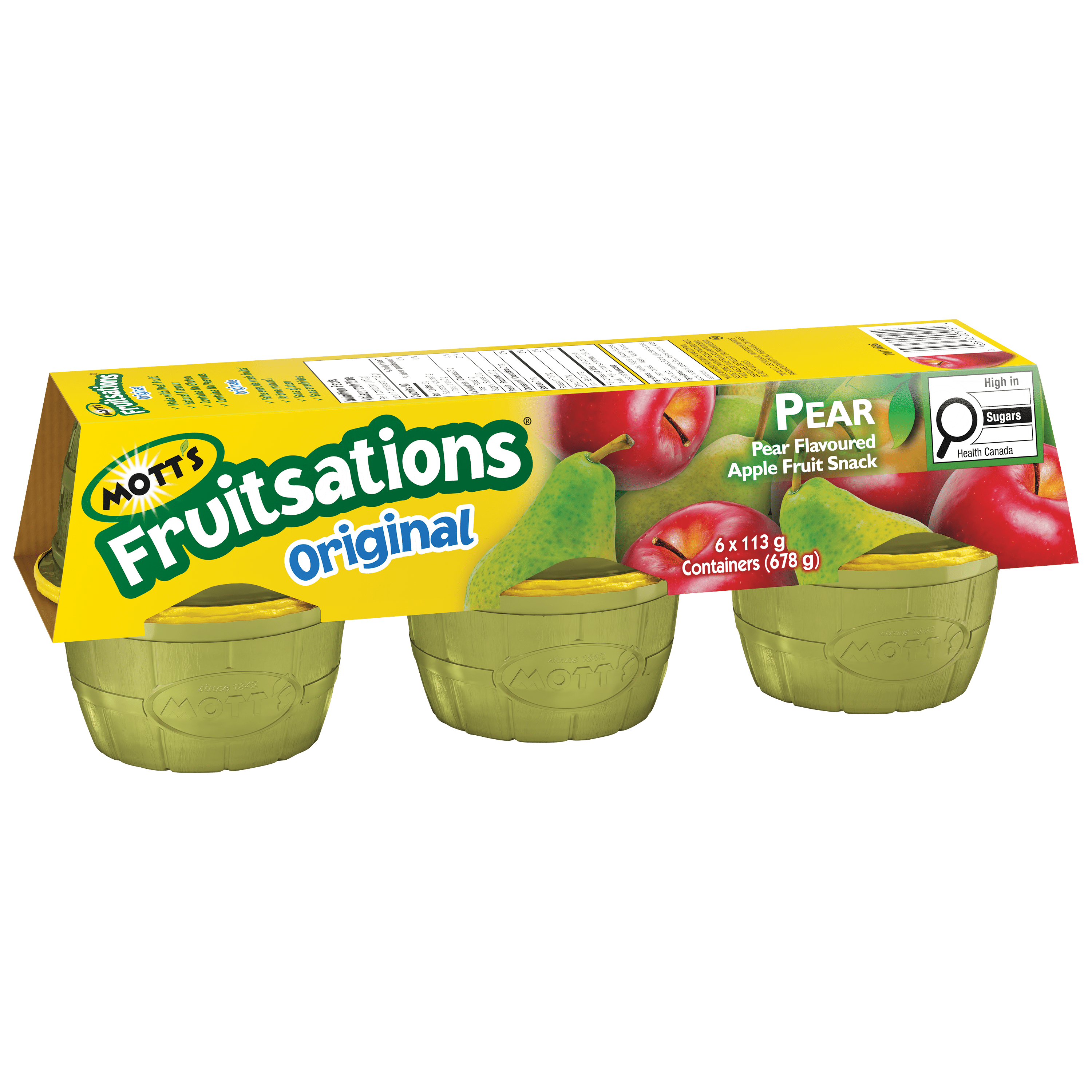 Mott’s Fruitsations Original Pear Apple Sauce