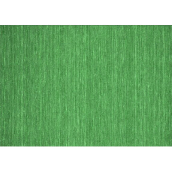 Ahgly Company Indoor Rectangle Abstract Emerald Green Contemporary Area Rugs, 2' x 5'