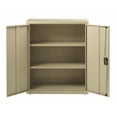 thumbnail image 4 of Pemberly Row Welded Metal Storage Cabinet with 2 Shelves Putty/Beige, 4 of 7