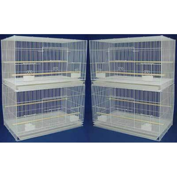 Lot of Four Large 30" Breeding Breeder Bird Flight Cages For Aviaries