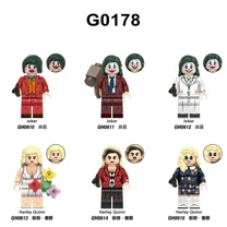 EYUCDVC 6PCS The Joker Minifigure Toys - Action Figures 1.8inch Set, The Best Gift For Christmas, Halloween, Birthdays