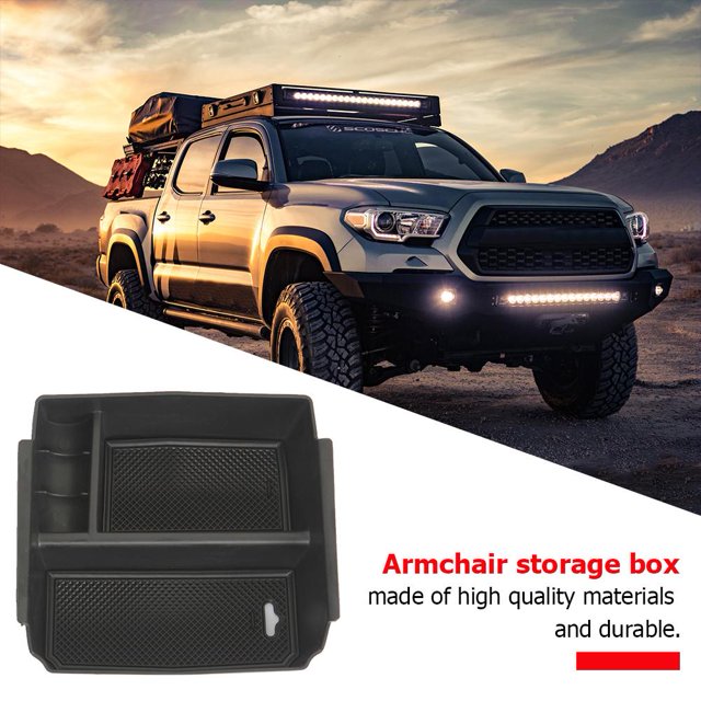 Bandeja de inserción de la caja del reposabrazos del organizador de la consola central para Jeep Wrangler JK 2011-2017 Likrtyny Accesorios para autos y motos