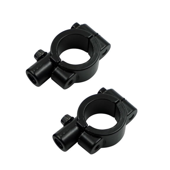 Huhudde Versatile Motorbike Mirror Mounting Bracket Holder Handlebar Clamp Reliable Grip
