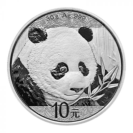 30 g 10 Yuan NGC MS70 Early Releases 35th Anniversary 2018 China Silver Panda 
