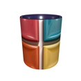 thumbnail image 2 of Colorful Abstract Vibrant Ceramic Geometric Pattern Coffee Mug Fun Custom Ceramic Mugs 11oz Navy Blue, 2 of 5