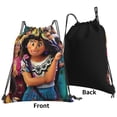 thumbnail image 6 of Encanto Drawstring Backpack Anime Sackpack Gym Bag For Sport Yoga Travel Hiking Shopping Lightweight Gym Bag 16*14 Inch, 6 of 8