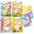 thumbnail image 1 of Paquete de 2 libros para colorear de unicornios, bloques de unicornios para colorear, actividades divertidas para niños, 1 of 4