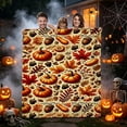 thumbnail image 5 of AYktou Fall Throw Blanket, 60×80 Inch Thanksgiving Blanket Halloween Nap Blanket, Portable Picnic Blanket Cozy Warm Flannel Decorative Sofa Blanket for Office Bedroom Living Room Bed Home Decor, 5 of 7