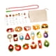 thumbnail image 2 of Juguete de cuentas para encordar, juguete de secuenciación de cuentas, juguete de frutas para encordar, juguetes Montessori para niños pequeños, 2 of 9