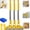 3pcs, variant on Glass Tile Adhesive Remover Shovel, Heavy Duty Floor Scraper Tool for Glue, Thinset, Grout, Paint, Stickers and Wallpaper, Razor Blade Cleaning Scraper for DIY Renovation and Home Improvement(1PC)