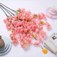 thumbnail image 3 of Artificial Cherry Blossom,39 Inches Oriental Cherry Flowers Silk Tall Fake Flower Arrangements Touch Multiple Branch Home Wedding Vase Spring Decoration(Light Pink), 3 of 5