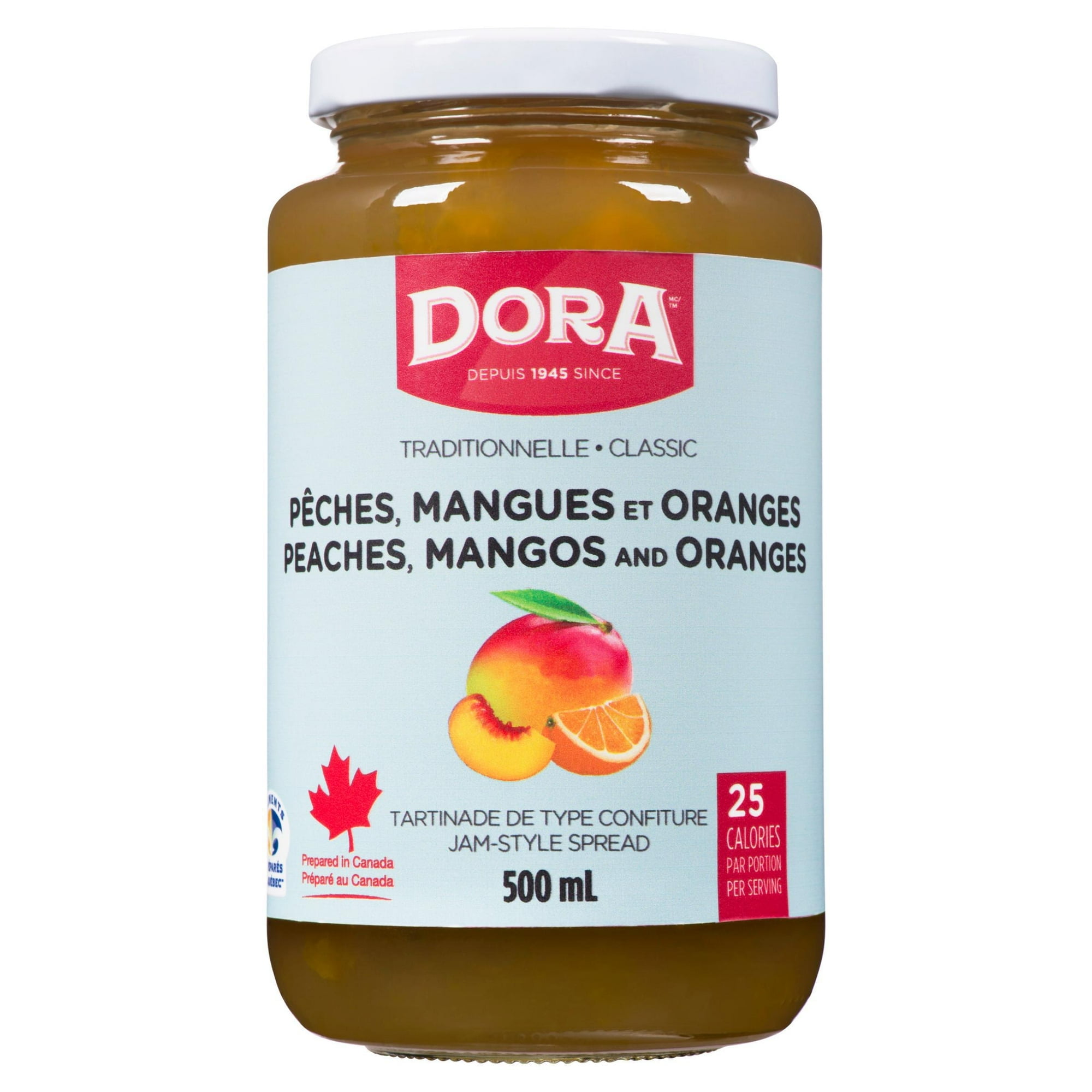 DORA PÈCHES, MANGUES et ORANGES TRADITIONNELLE LÉGÈRE