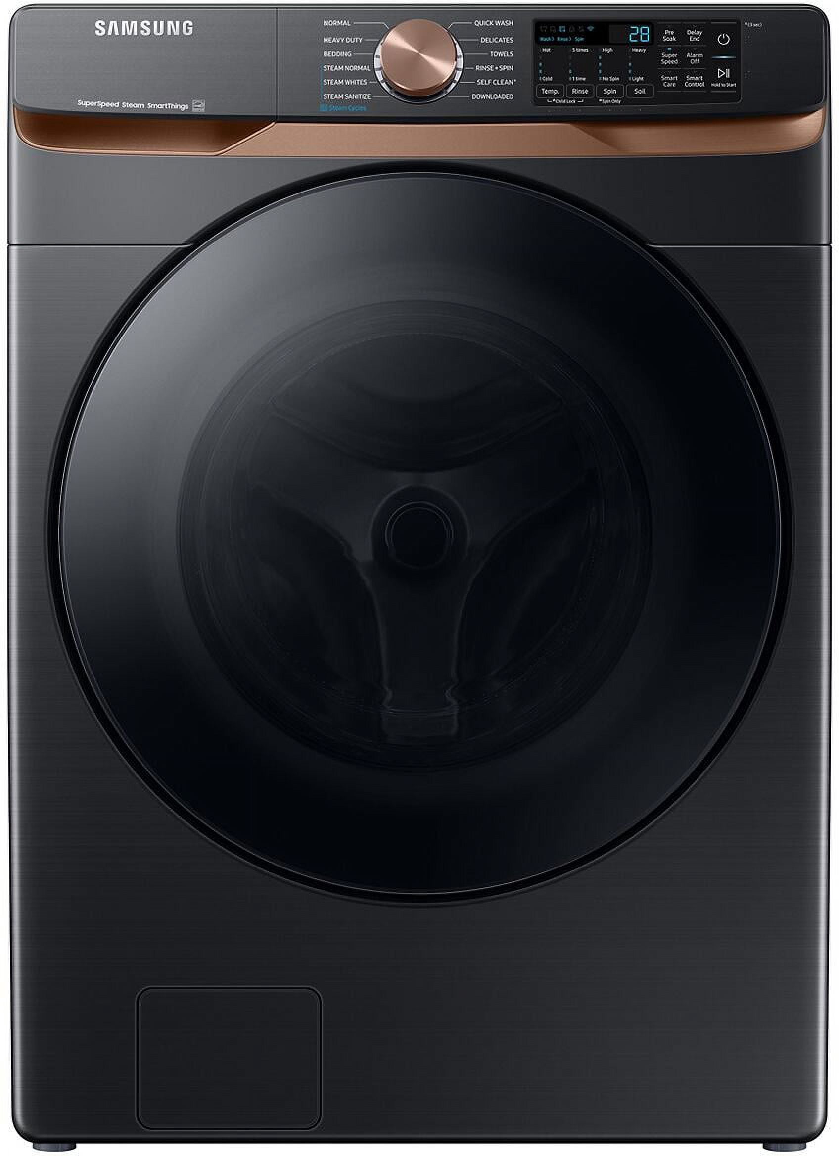 Samsung WF50BG8300AV 5 Cu. Ft. Brushed Black Front Load Smart Washer
