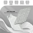 thumbnail image 5 of Kenke Compatible with iPad A16 11th Generation 11 Inch 2025 Case, iPad Case 10th Generation 10.9 Inch, Glitter Cover with Sparkly Clear Back, Pencil Holder, for Kids Girls, (Silver), 5 of 9