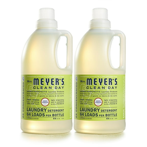 Mrs. Meyer's Clean Day Laundry Detergent, Lemon Verbena Scent, 64 fl  fl oz