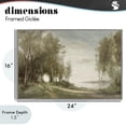 thumbnail image 4 of Stupell Industries Rustic Lodge Tranquil Lakeside Path Gray Framed Giclee Art, 24 x 16, by Amber Sterling, 4 of 8