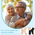 thumbnail image 7 of 3 Pairs Ankle Brace Compression Sleeves - 8-15 mmhg Open Toe Compression Socks with Arch Support for Women & Men , Relief for Swelling, Plantar Fasciitis, and Sprains – Step into Comfort and Stability, 7 of 7