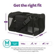 TrustyPup Easy Explorer Medium On-Board Travel Pet Carrier, Black, 16 lb Limit