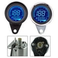 thumbnail image 7 of Motorcycle Digital Speedometer Retro LCD Odometer Fuel Gauge Tachometer DC12V, 7 of 7