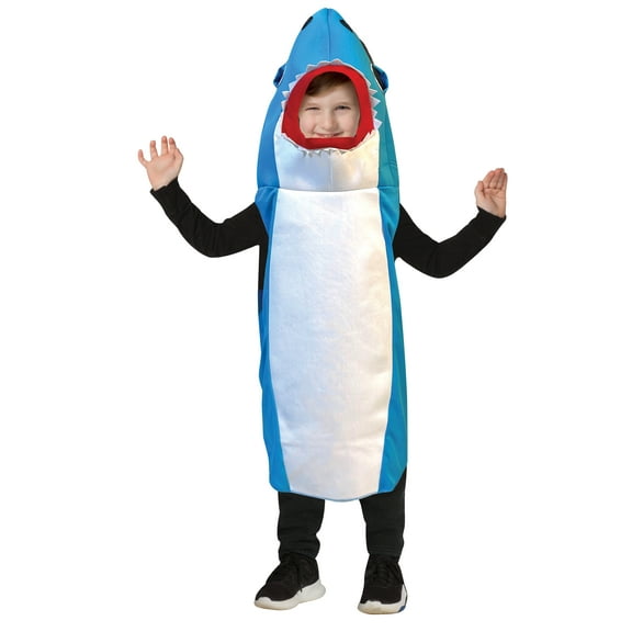 Rasta Imposta Ultimate Blue Shark Kids Party Dress Up Halloween Costume, Child Size 4-6