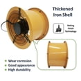 thumbnail image 5 of INTSUPERMAI 220V Industrial Exhaust Fan Cylinder Pipe Fan Wall Mounted, 5 of 8