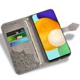 thumbnail image 5 of Compatible with Motorola Moto Z4/Moto Z 4 Play/MotoZ4 Force Wallet Phone Case and Tempered Glass Screen Protector Flip Credit Card Holder Cell Cover for 4Z Motoz4cases MotoZ4Play XT1980-4 2019 Gray, 5 of 5
