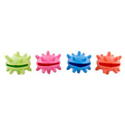 Evelyne Evelyne Gmt-10160 4-Piece Set Pet Supplies Soft Chew Toy Treat Feeder For Canine Dog Deluxe Spiky Mouth - Colors Vary Pet_Toy