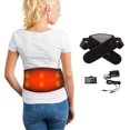 thumbnail image 1 of Heating Pad for Back Pain Relief, Cordless Back Massager with 7.4V 4400mAh Battery 3 Heat Settings & 3 Vibrating Modes Heated Back Brace Suitable for Abdomen Back Lumbar, 1 of 7