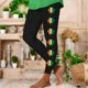 thumbnail image 2 of Pantalones de Yoga de Cintura Alta Día de San Patricio Impreso Corriendo Suelto Pantalones de Yoga Largos Traje de Pantalones de Mujer, 2 of 6