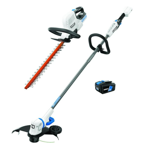 HART 20Volt 13Inch KicktoEdge String Trimmer Kit with 20Volt