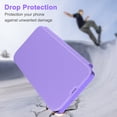 thumbnail image 3 of Petocase for Samsung Galaxy S23 Case [RFID Blocking] with 2 Tempered Screen Protectors,Slim Folio Flip Cover PU Leather Wallet Cover with Build in Lens Protector Clear Soft TPU Back,Light Purple, 3 of 7