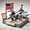 Air Force, variant on NWJ Soldiers Building Blocks – Mini Figures Set with Boat and Accessories – Desktop Display Toy Blocks for Kids & Adults – Compatible with Major Brands