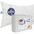 thumbnail image 6 of Continental Bedding Hungarian White Goose Down Medium Hotel Bed Pillow 100% Cotton Shell with 700 Fill Power -Medium, King Size, Pack of 1, 20x36 Inch, 6 of 7