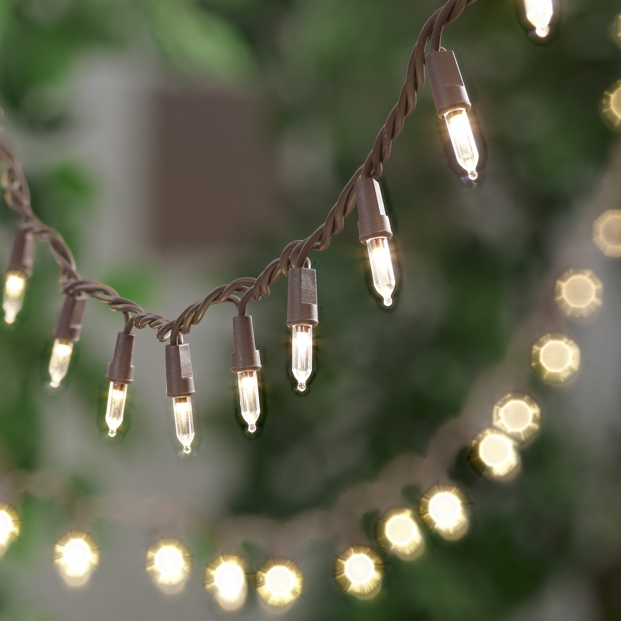 Mainstays 10 Count Clear String Lights Tube Style Decorative